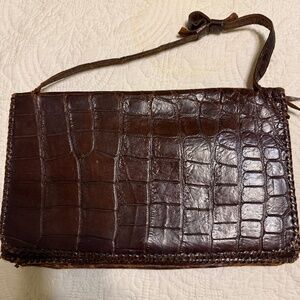 Vintage alligator bag